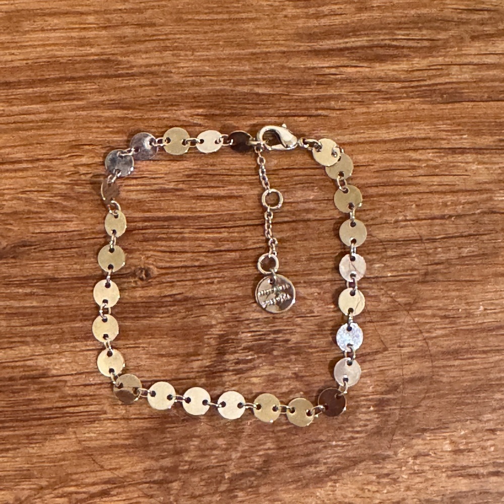 Pura vida Silver toned Disc Bracelet​